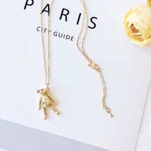 **PRICE DROP** Gold Teddy Bear Necklace 💛